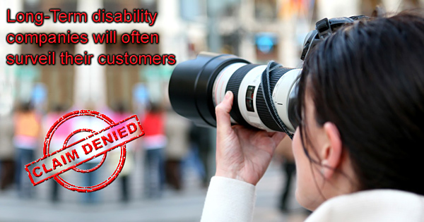 video surveillance to deny disability