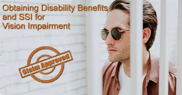 Disability for vision impairment