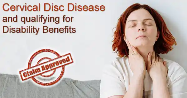 Cervical disc disease disability benefits