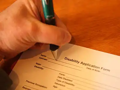Disability application assistance