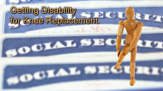 knee replacement disability