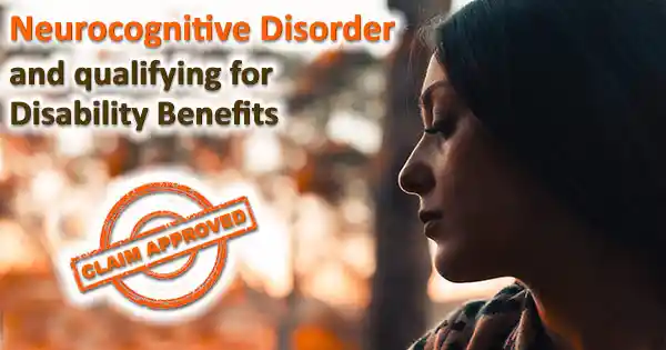 Neurocognitive disorder disability lawyer